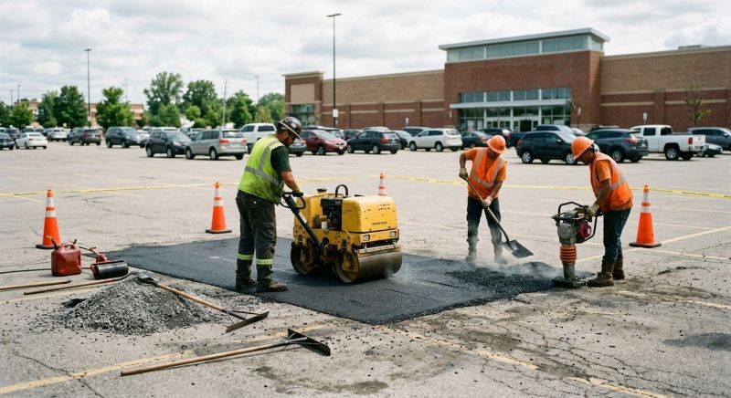 Commercial Pavement Repair in Little Rock, AR