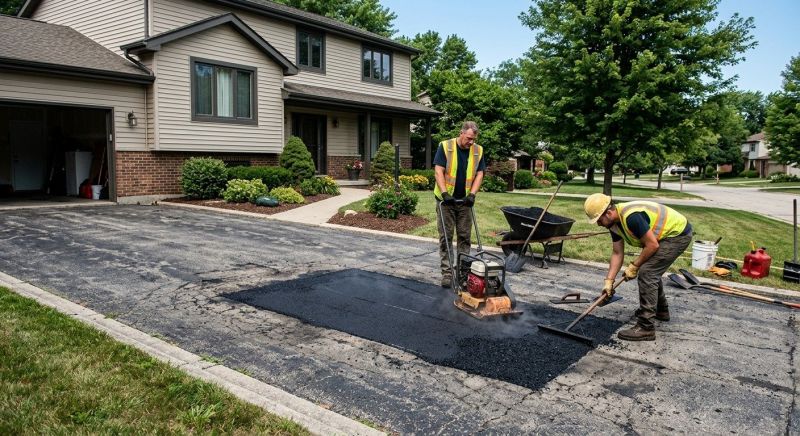 Asphalt Driveway Repair in Little Rock, AR