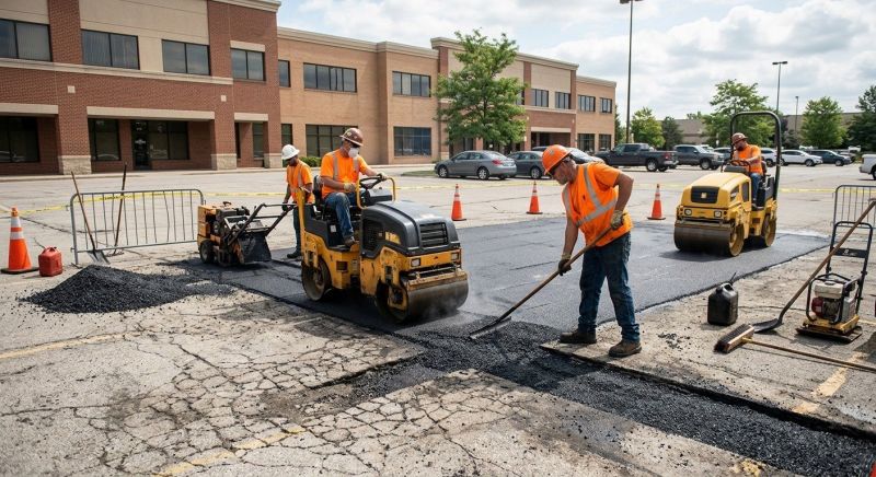 Asphalt Parking Lot Repair in Pasadena, CA