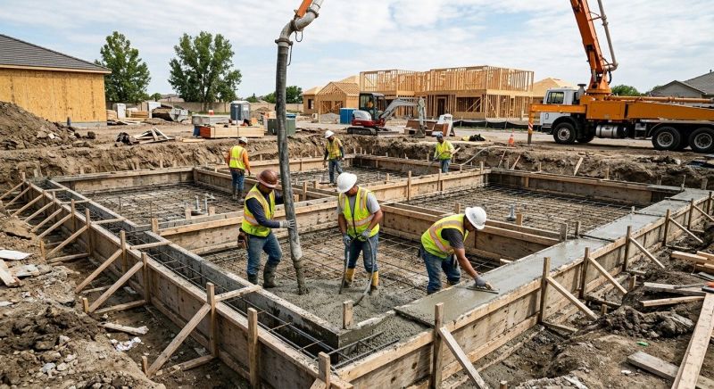Cement Foundation Installation in Fort Wayne, IN