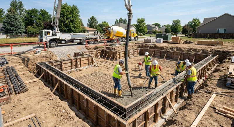 Concrete Foundation Pouring in Columbus, OH