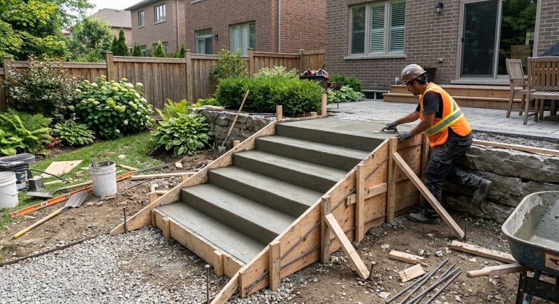Concrete Steps Pouring in Denver, CO