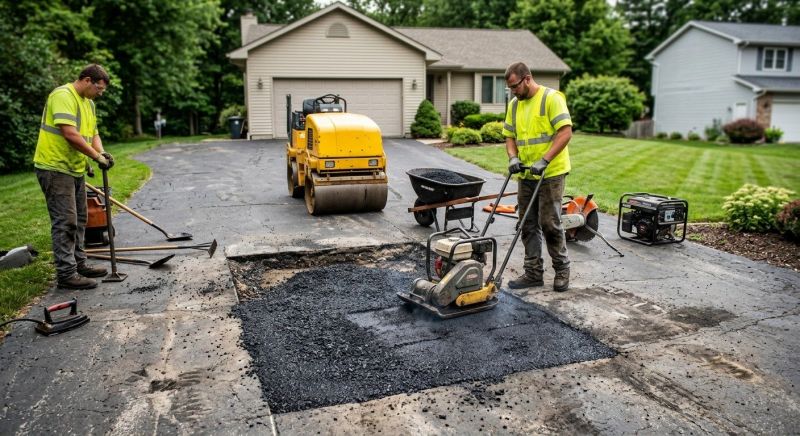 Driveway Blacktop Repair in Los Angeles, CA