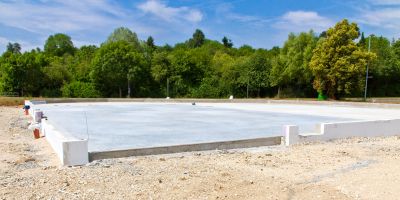 Poured Foundation Installation in Fredericksburg, VA