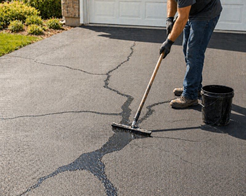 Road Crack Repair in Little Rock, AR